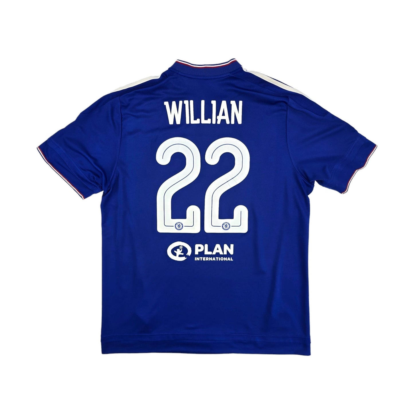 2015/16 Chelsea Home Football Shirt (L) Adidas #22 Willian (UCL)