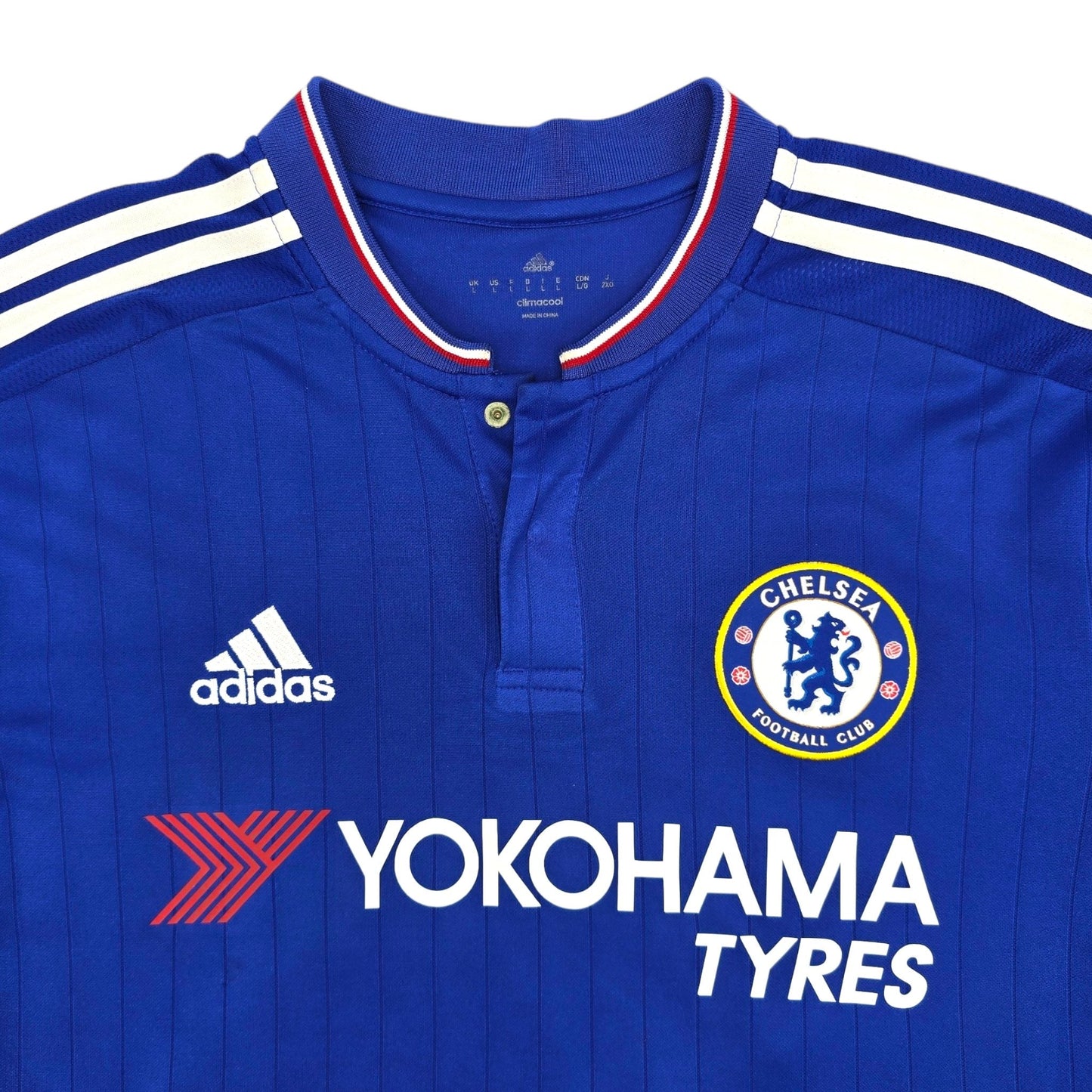 2015/16 Chelsea Home Football Shirt (L) Adidas #22 Willian (UCL)