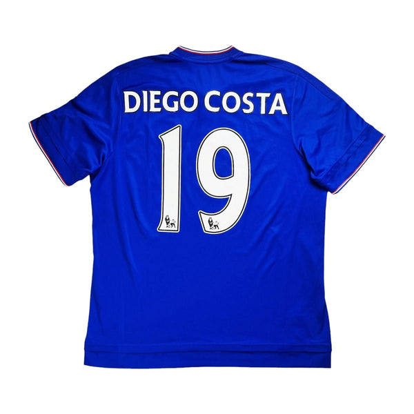 2015/16 Chelsea Home Football Shirt (XL) Adidas #19 Costa