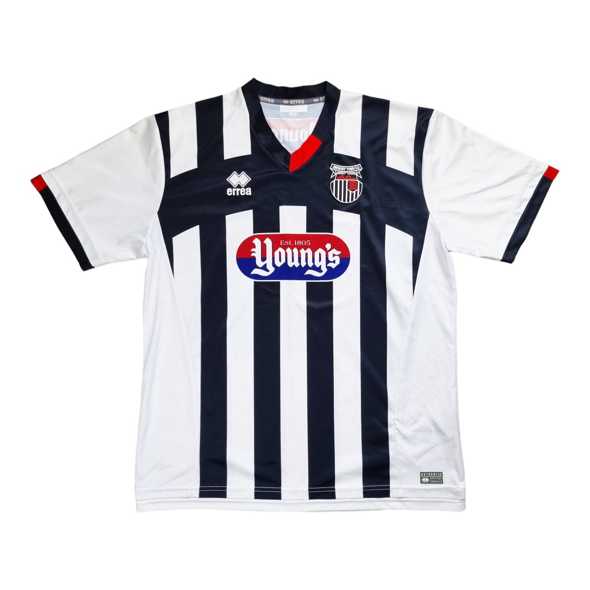 2015/16 Grimsby Town Home Football Shirt (2XL) Errea