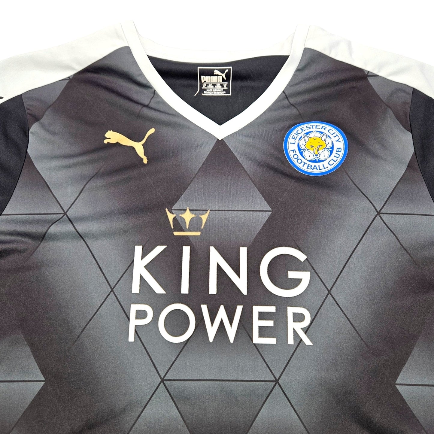 2015/16 Leicester City Away Football Shirt (XL) Puma #9 Vardy