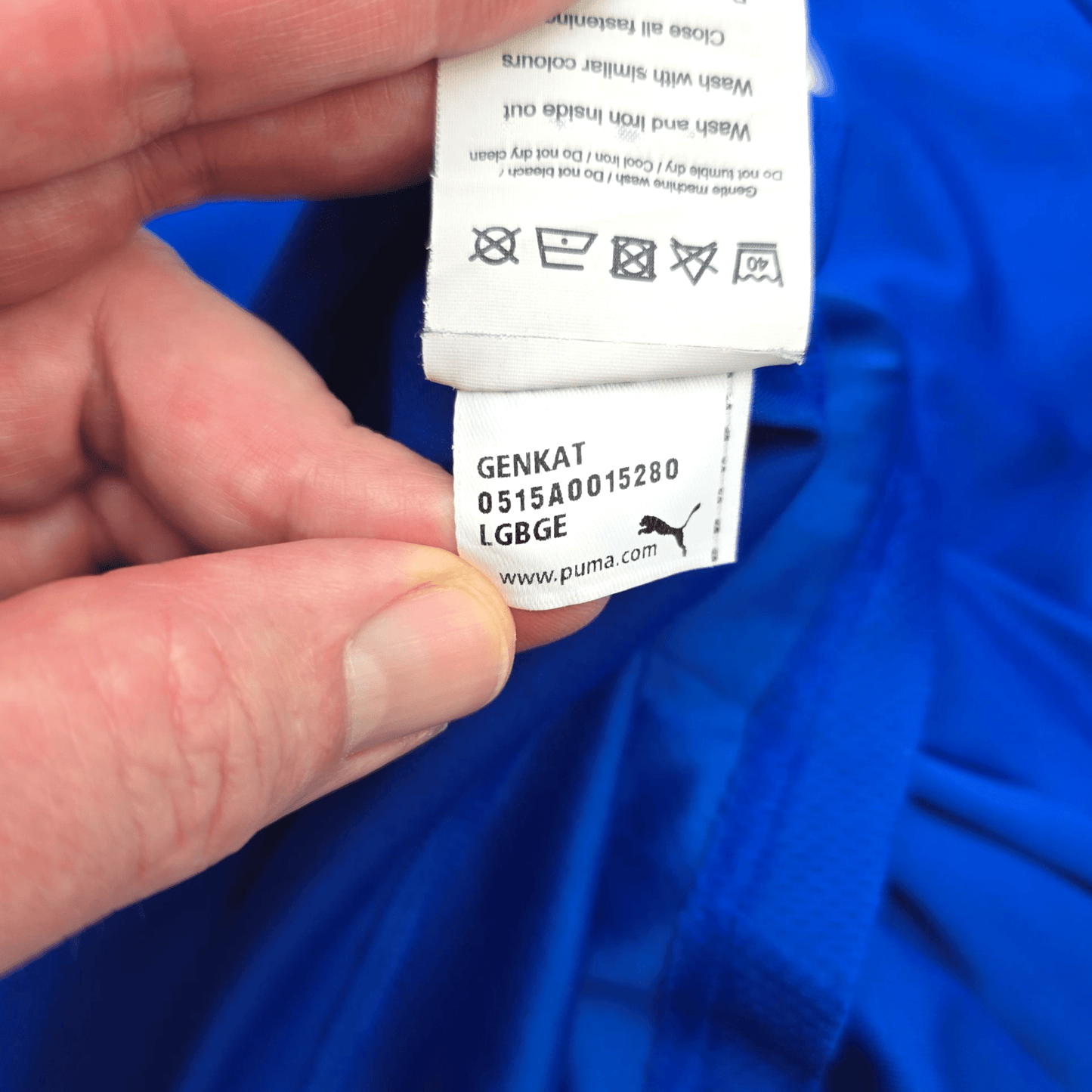 2015/16 Leicester City Home Football Shirt (M) Puma #9 Vardy