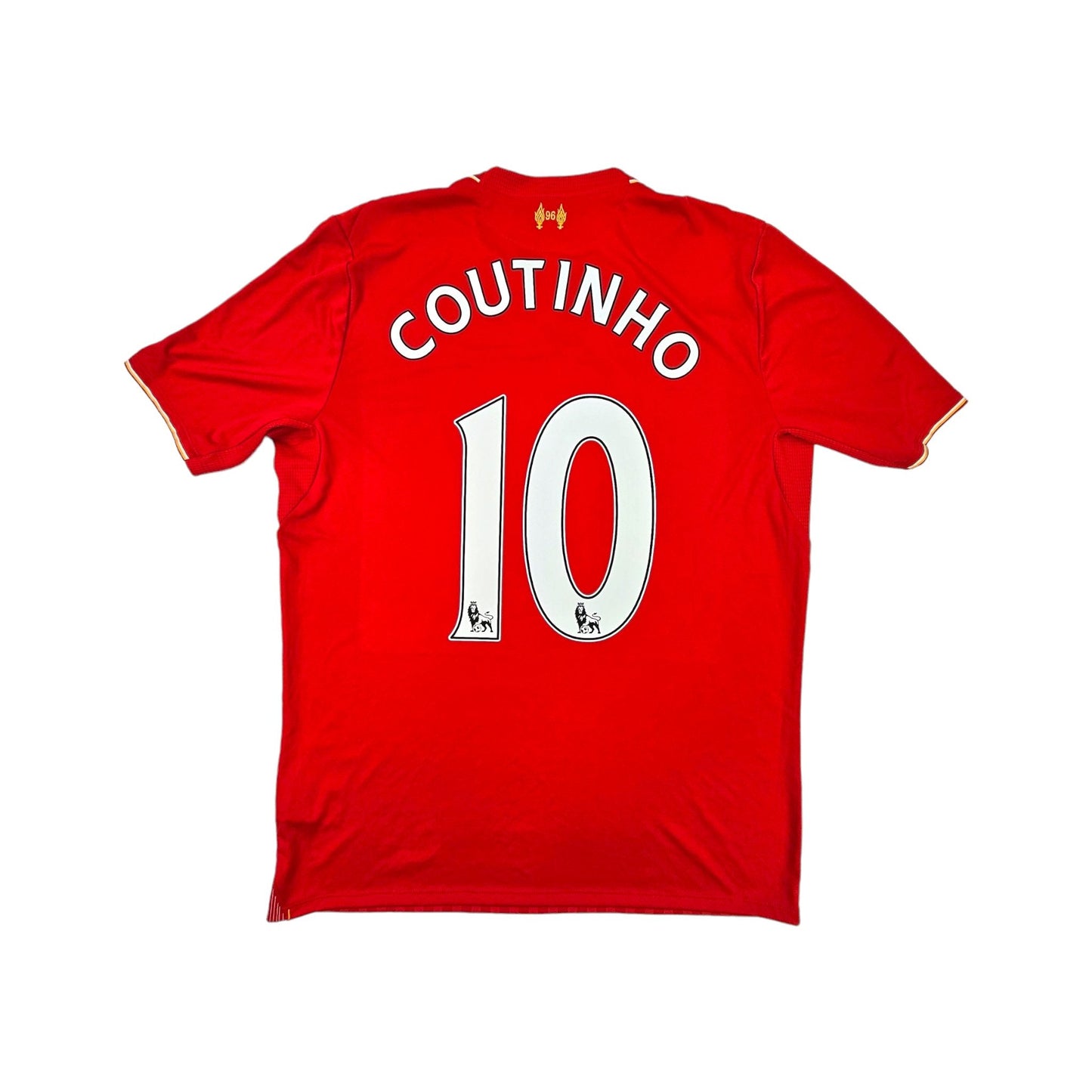 2015/16 Liverpool Home Football Shirt (L) New Balance #10 Coutinho