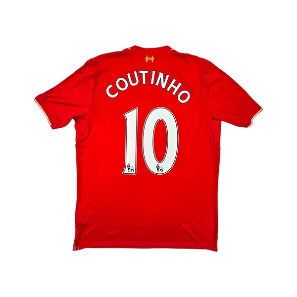2015/16 Liverpool Home Football Shirt (L) New Balance #10 Coutinho
