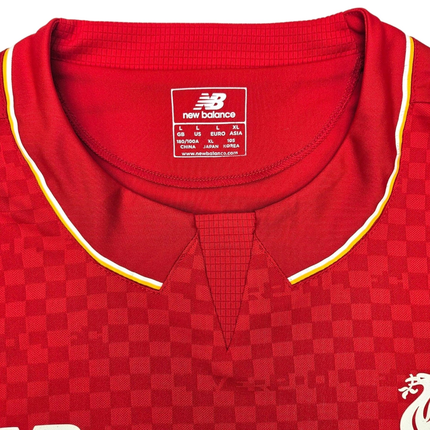 2015/16 Liverpool Home Football Shirt (L) New Balance #10 Coutinho
