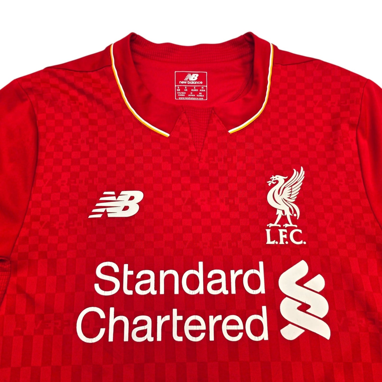 2015/16 Liverpool Home Football Shirt (S) New Balance #10 Coutinho