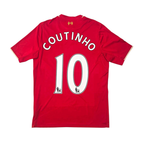 2015/16 Liverpool Home Football Shirt (S) New Balance #10 Coutinho