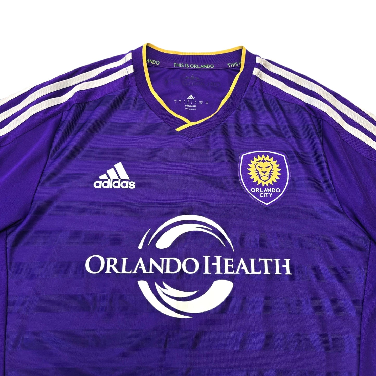 2015/16 Orlando City Home Football Shirt (L) Adidas #10 Kaka