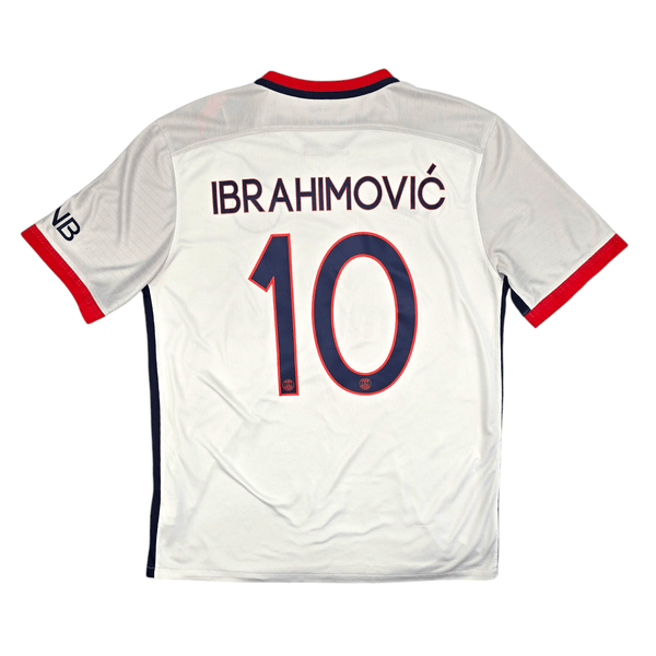 2015/16 PSG Away Football Shirt (L) Nike #10 Ibrahimovic