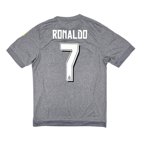 2015/16 Real Madrid Away Football Shirt (M) Adidas #7 Ronaldo