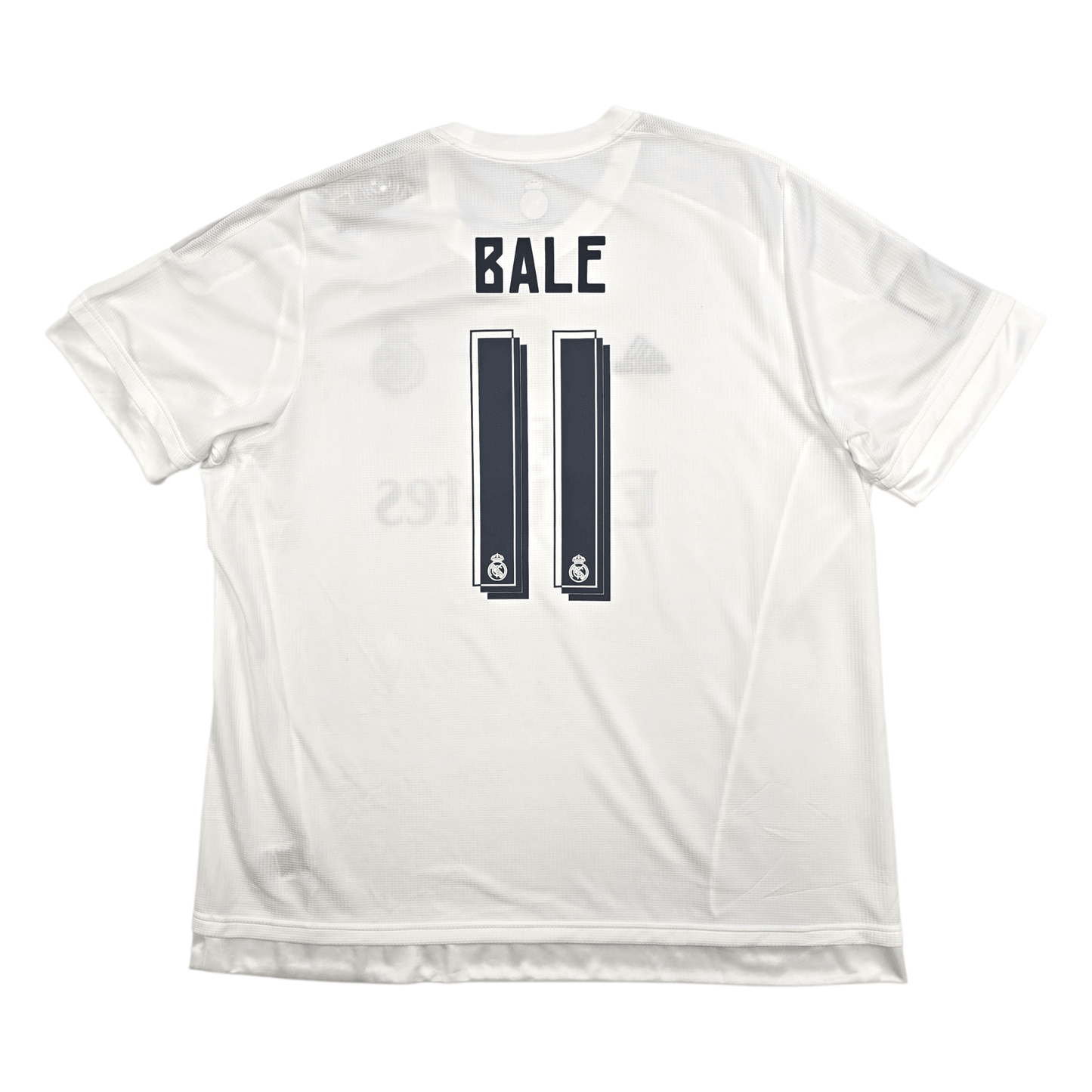 2015/16 Real Madrid Home Football Shirt (2XL) Adidas #11 Bale