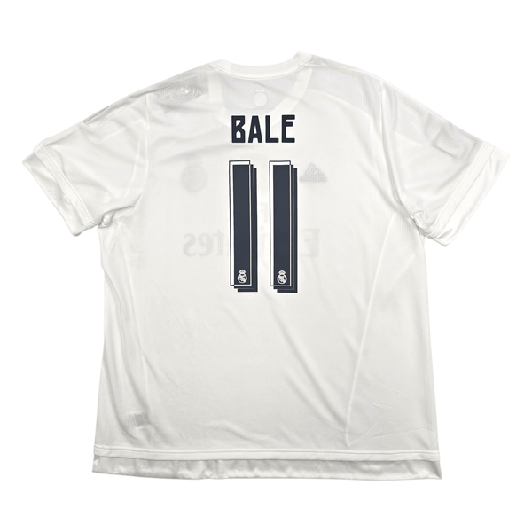 2015/16 Real Madrid Home Football Shirt (2XL) Adidas #11 Bale