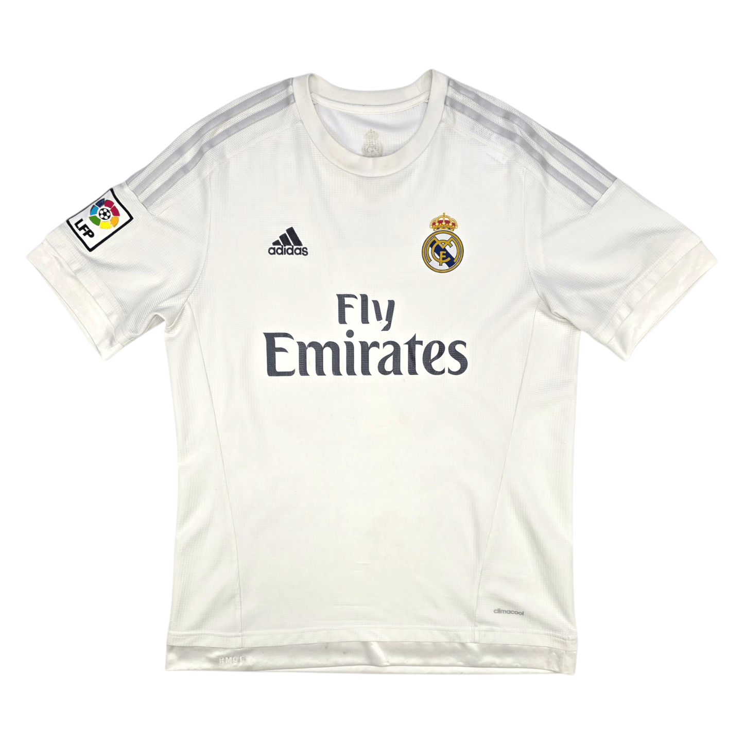 2015/16 Real Madrid Home Football Shirt (L) Adidas #7 Ronaldo