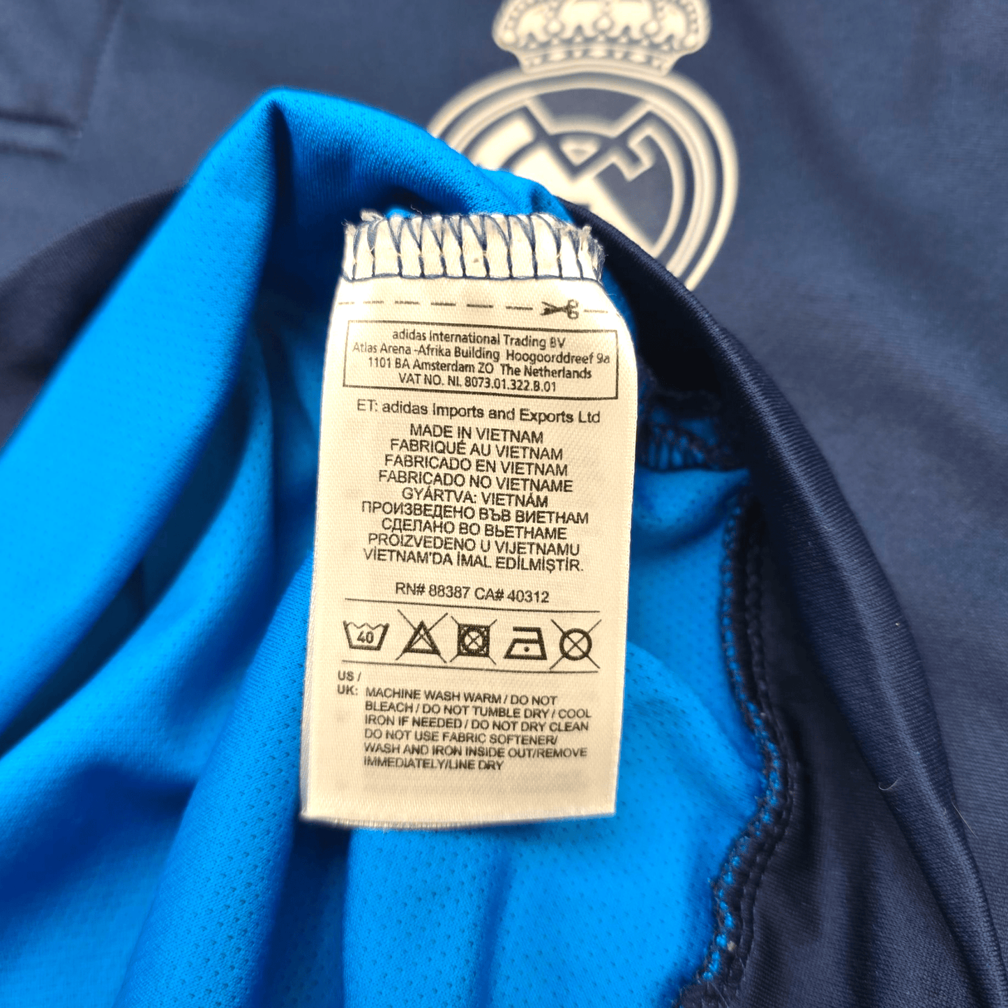 2015/16 Real Madrid Third Football Shirt (L) Adidas #11 Bale