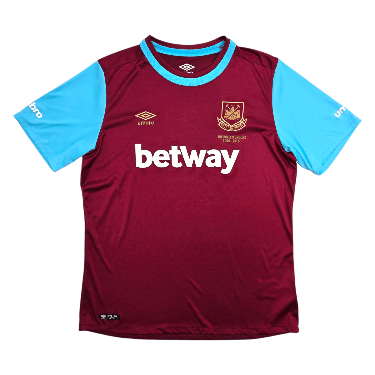 2015/16 West Ham United Home Football Shirt (XL) Umbro #27 Payet