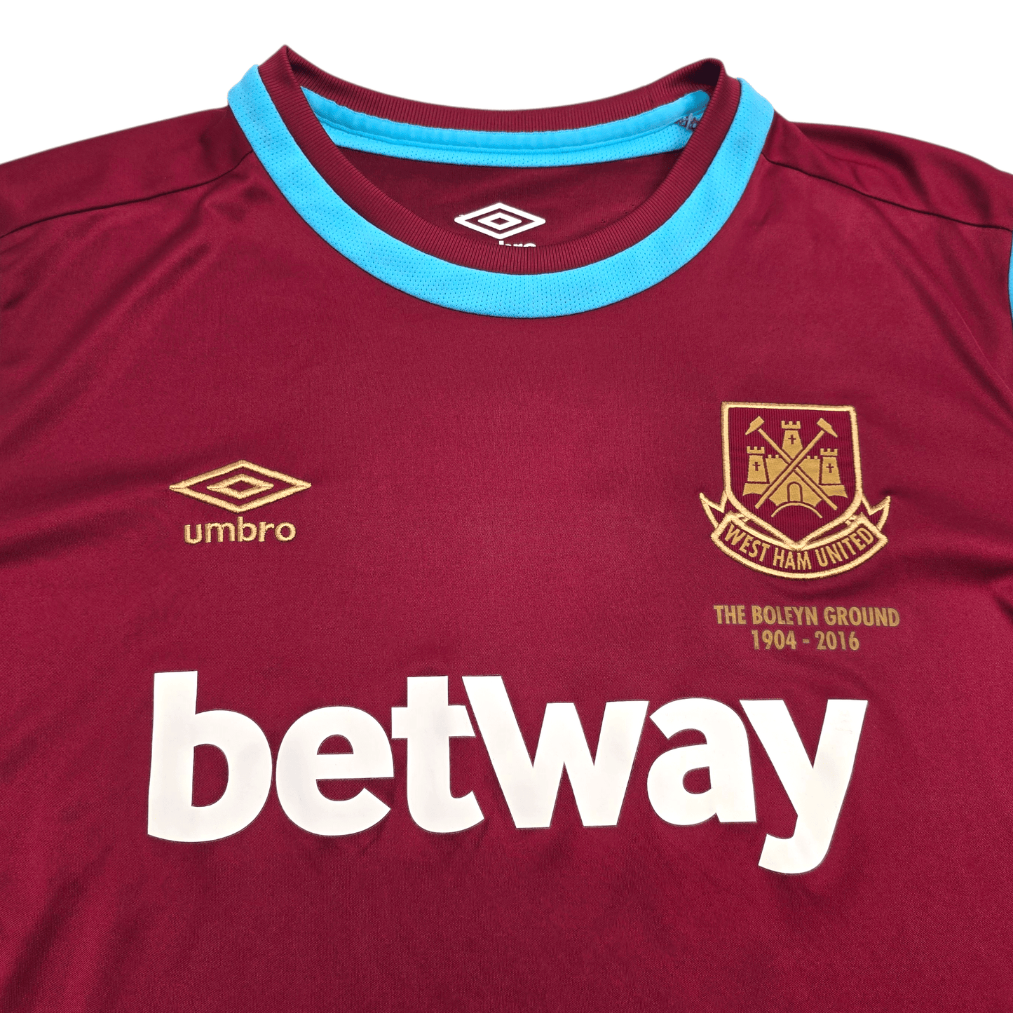 2015/16 West Ham United Home Football Shirt (XL) Umbro #27 Payet
