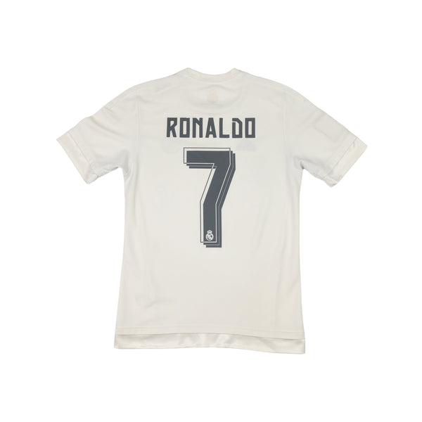 2015/16 Real Madrid Home Shirt Ronaldo Adidas (S)