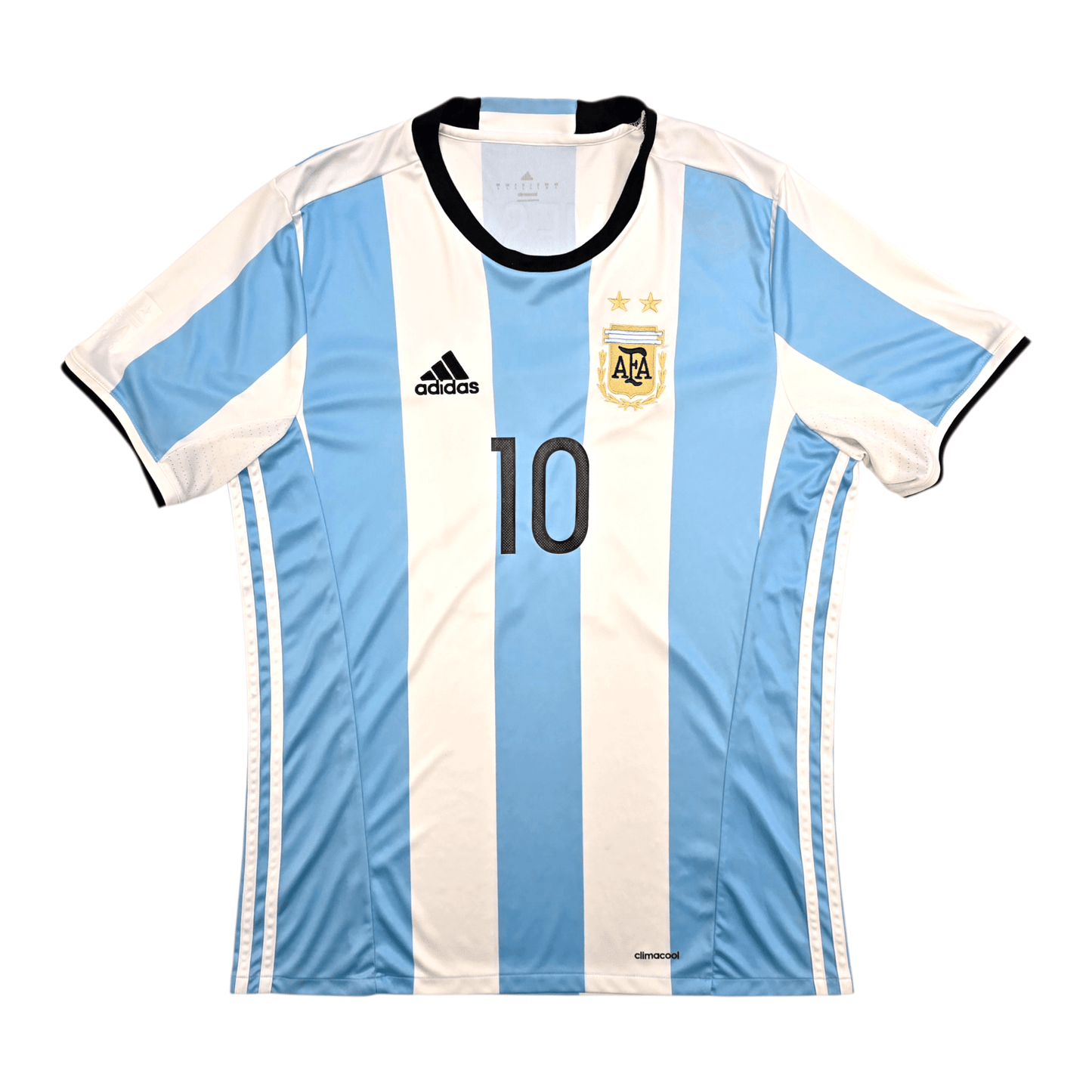 2016/17 Argentina Home Football Shirt (L) Adidas #10 Messi