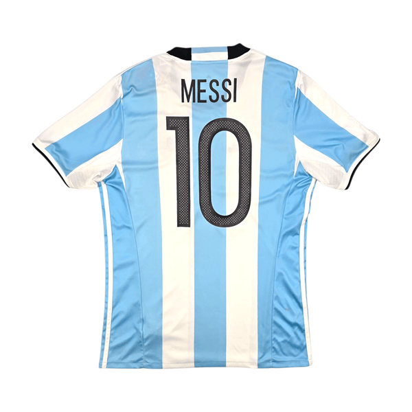 2016/17 Argentina Home Football Shirt (M) Adidas #10 Messi