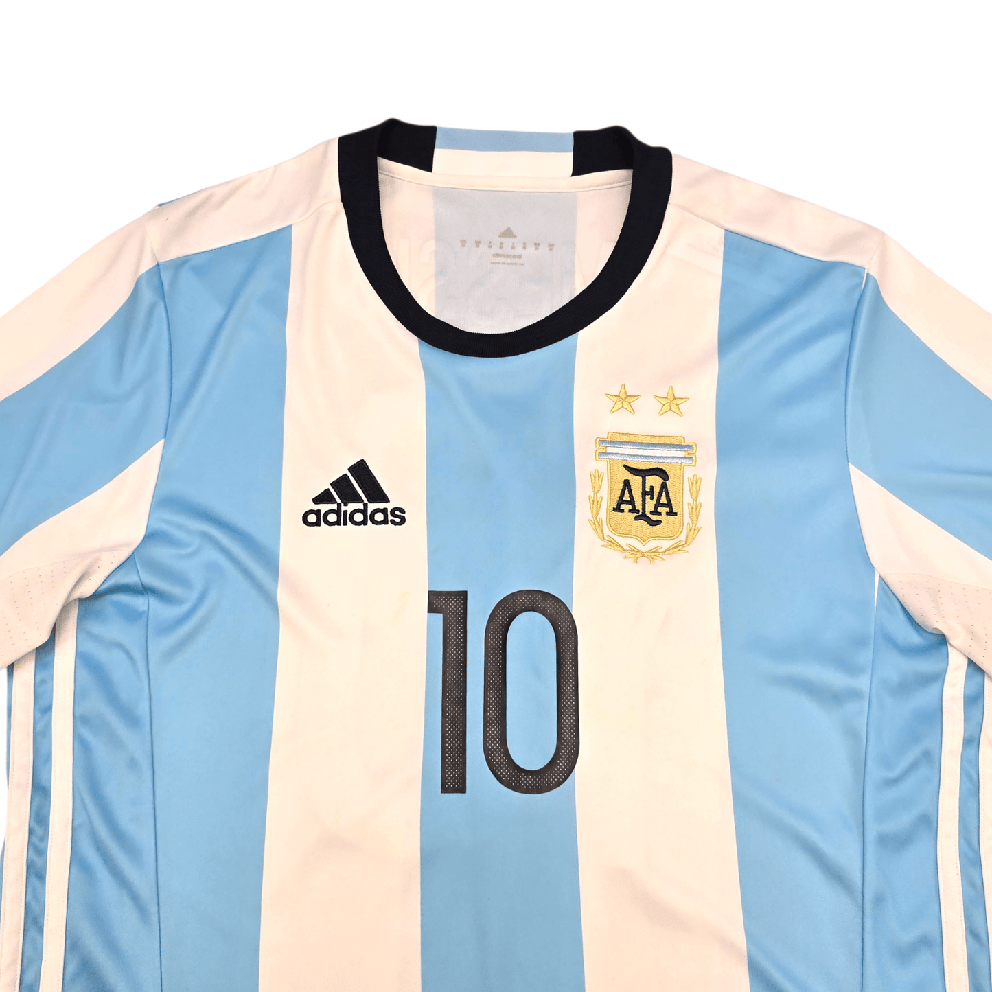 2016/17 Argentina Home Football Shirt (M) Adidas #10 Messi