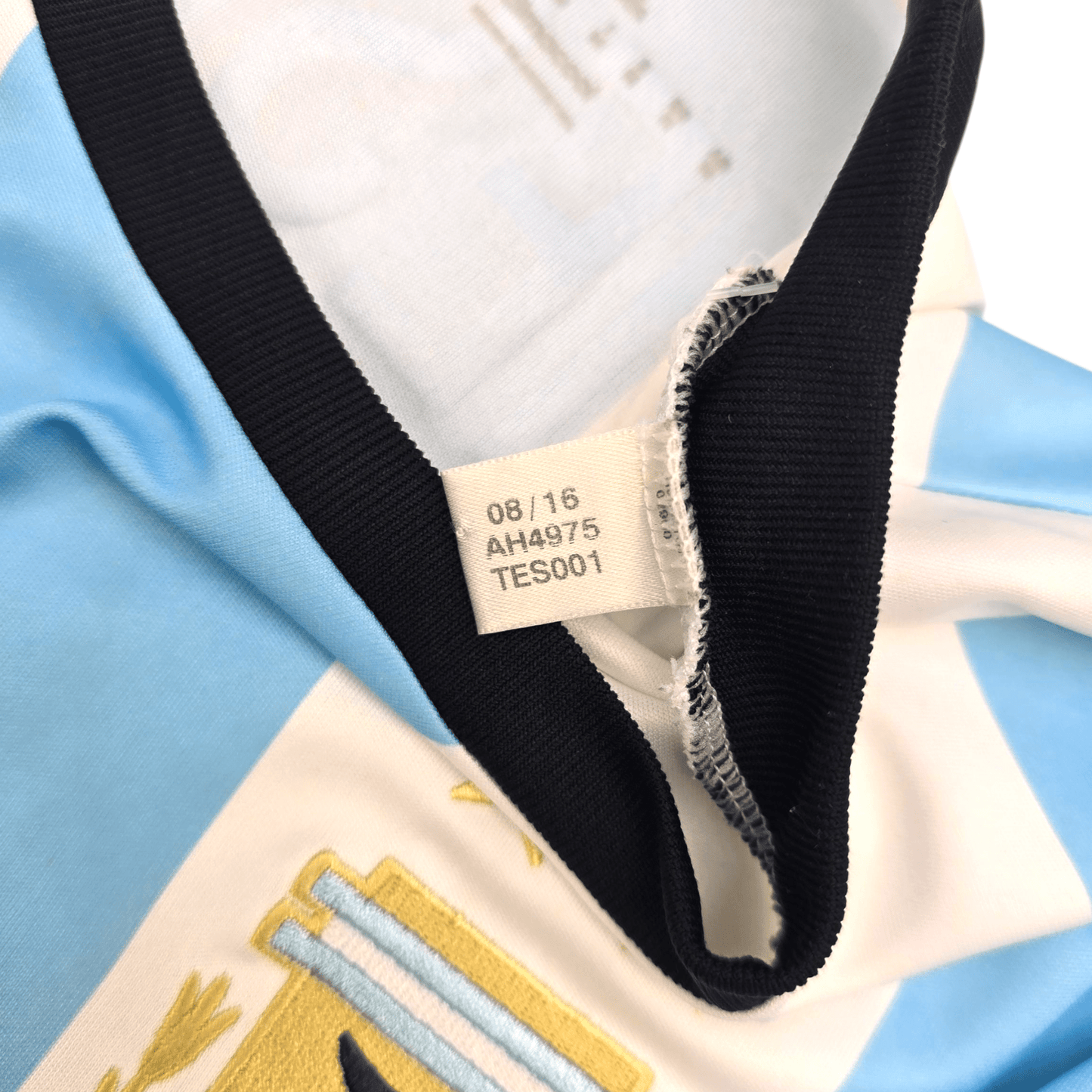 2016/17 Argentina Home Football Shirt (M) Adidas #10 Messi