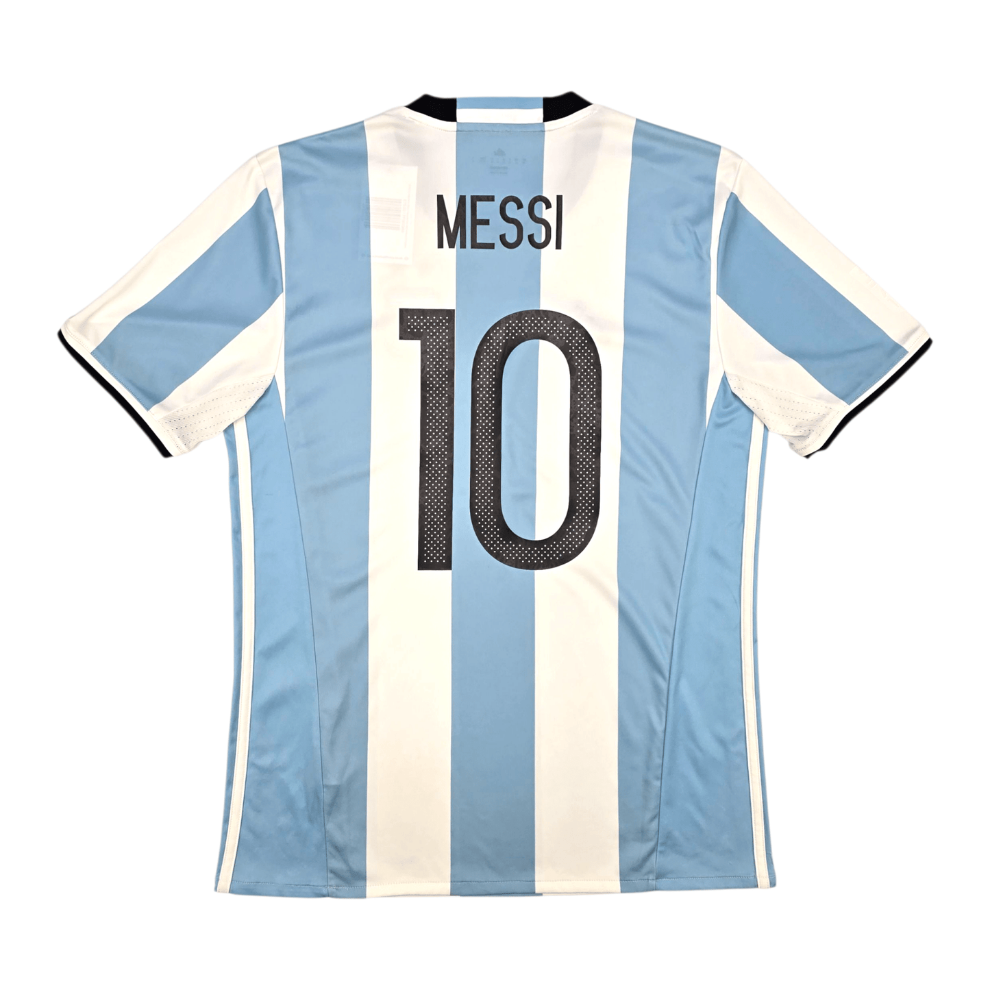 2016/17 Argentina Home Football Shirt (M) Adidas #10 Messi