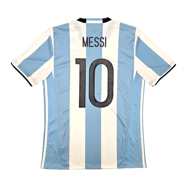 2016/17 Argentina Home Football Shirt (M) Adidas #10 Messi