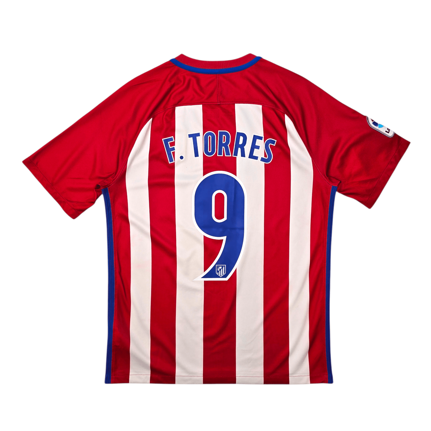 2016/17 Atletico Madrid Home Football Shirt (M) Nike #9 F.Torres