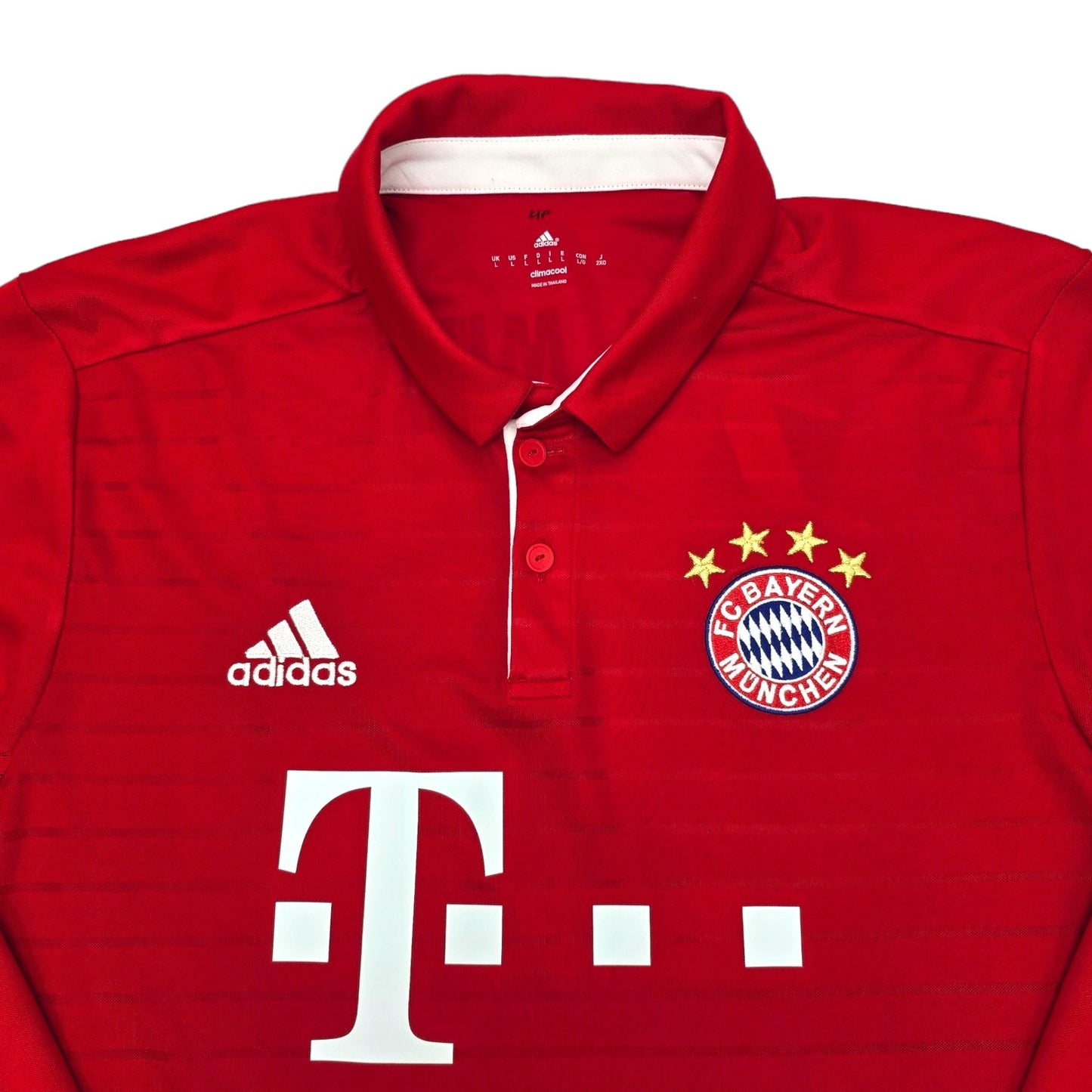 2016/17 Bayern Munich Home Football Shirt (L) Adidas #14 Alonso
