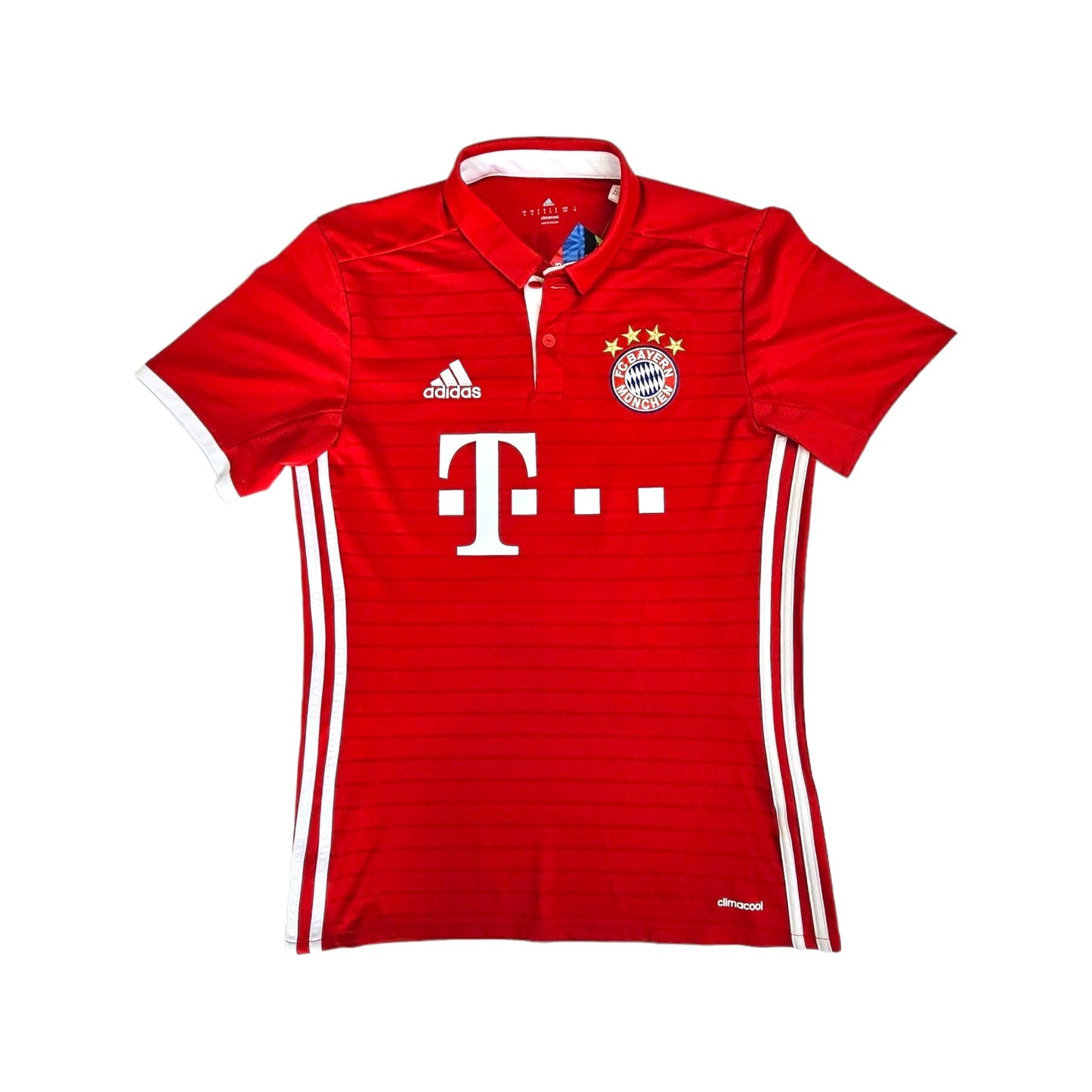 2016/17 Bayern Munich Home Football Shirt (S) Adidas # 9 Lewandowski