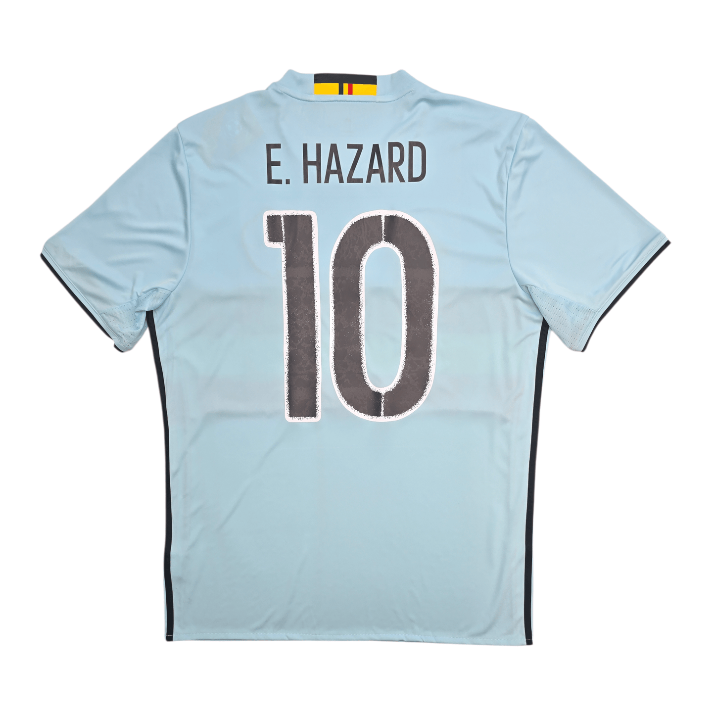 2016/17 Belgium Away Football Shirt (L) Adidas #10 E.Hazard