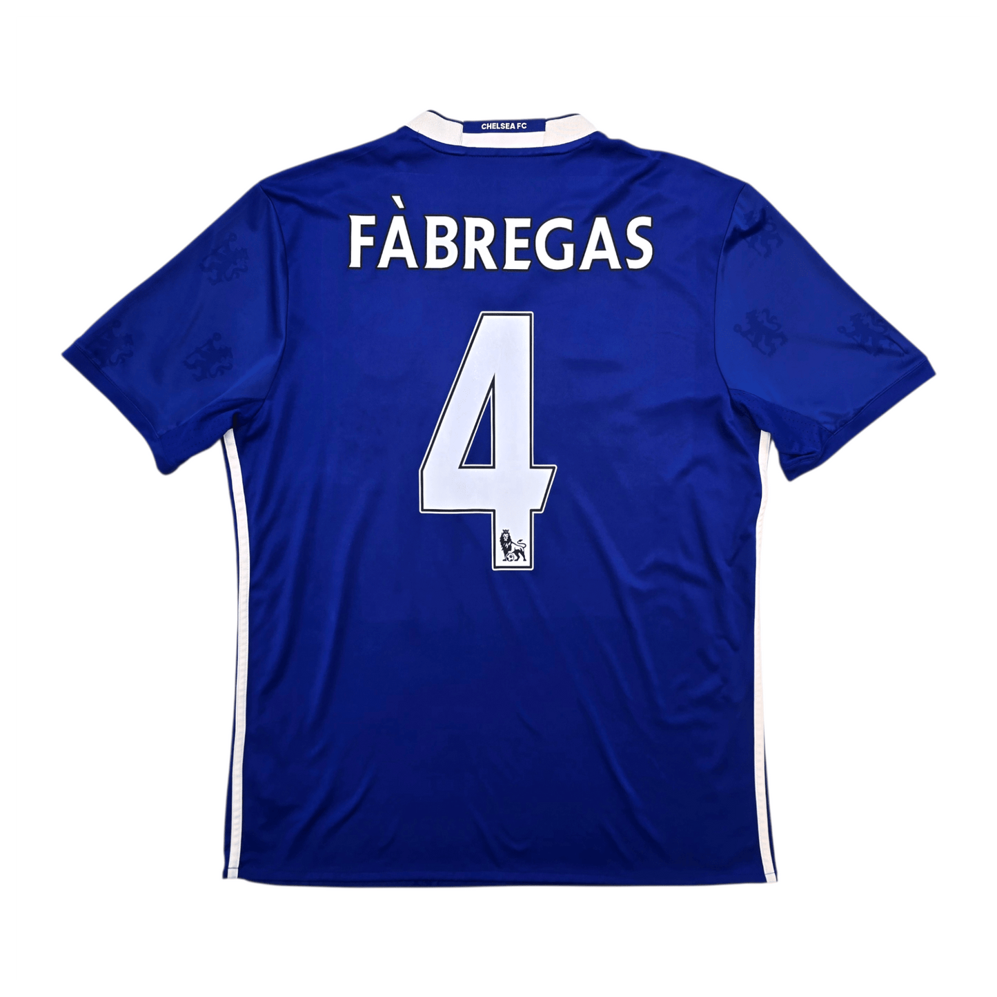 2016/17 Chelsea Home Football Shirt (L) Adidas #4 Fabregas