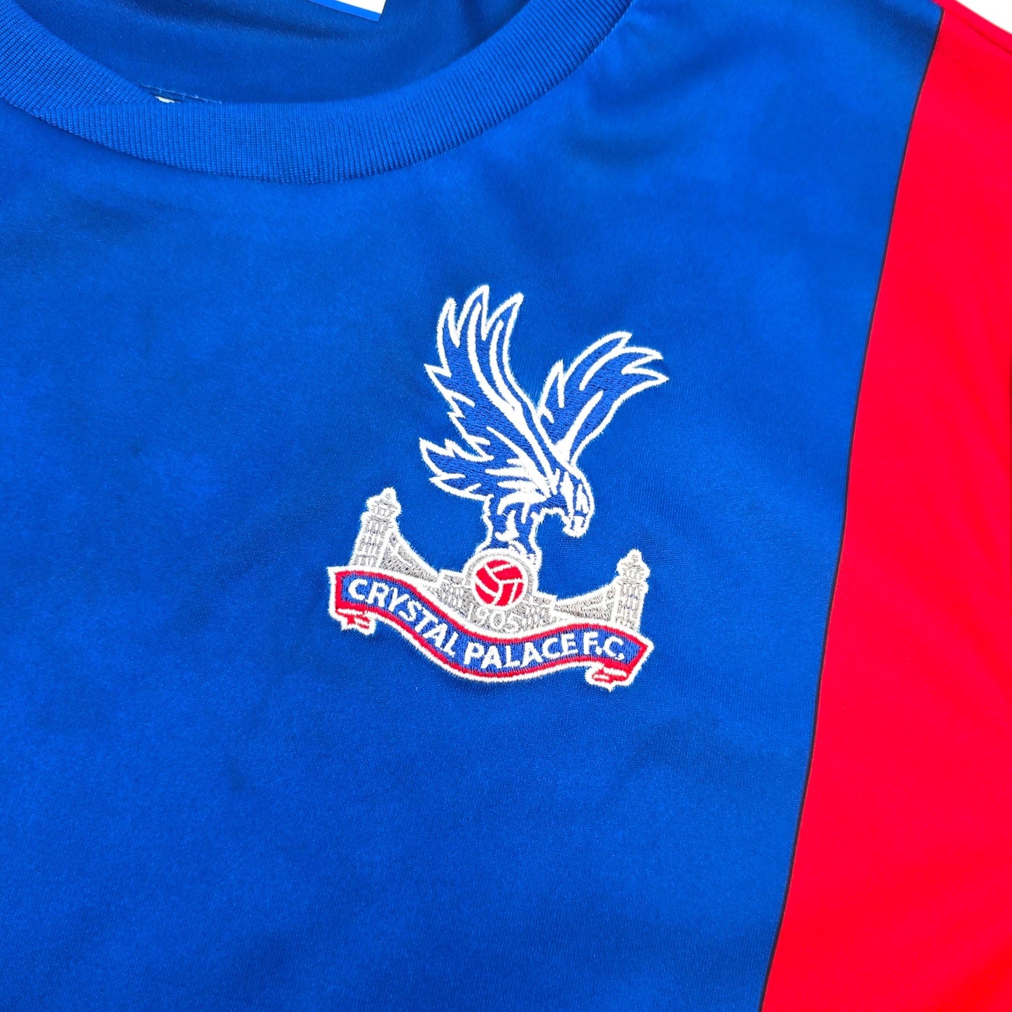 2016/17 Crystal Palace Home Football Shirt (M) Macron #11 Zaha