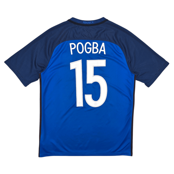 2016/17 France Home Football Shirt (M) Nike #15 Pogba