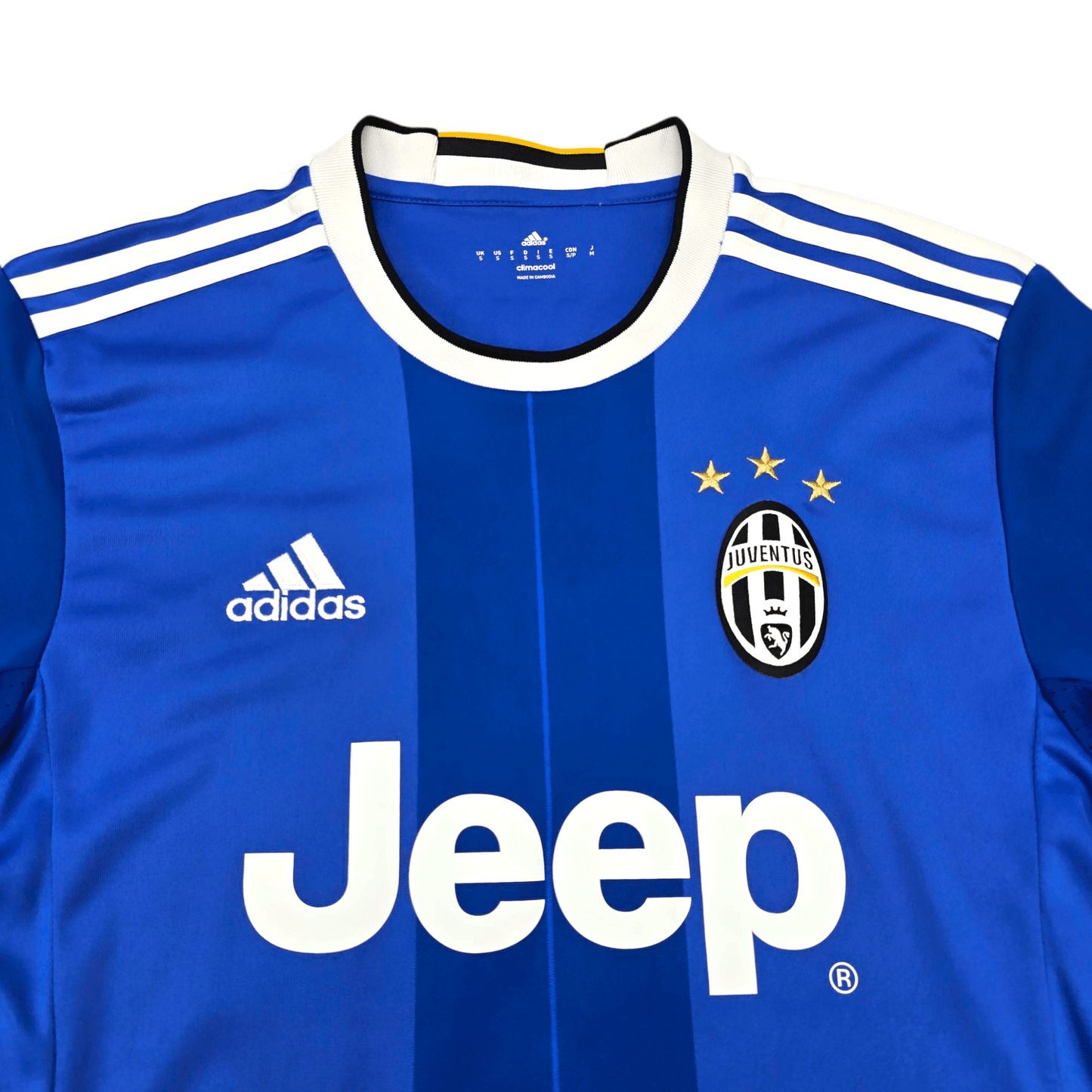 2016/17 Juventus Away Football Shirt (S) Nike #19 Bonucci