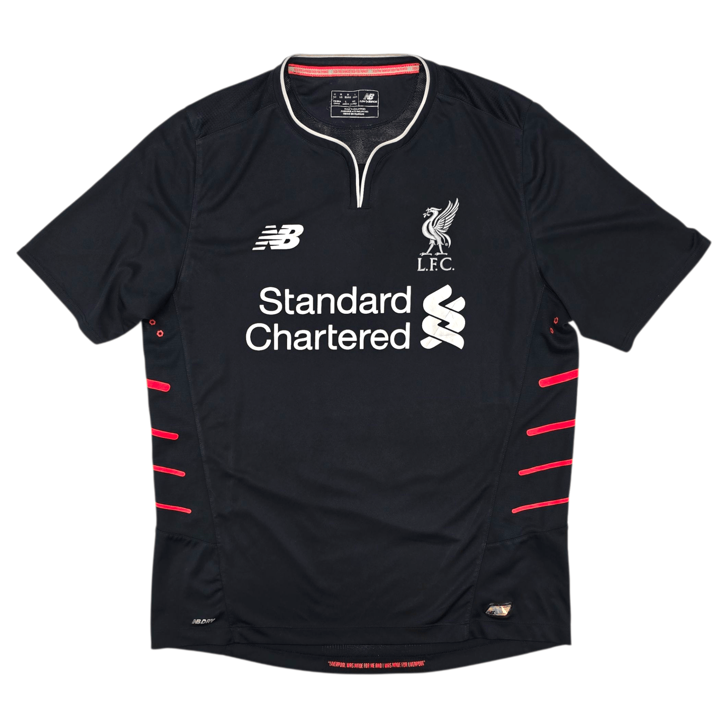 2016/17 Liverpool Away Football Shirt (M) New Balance #10 Coutinho
