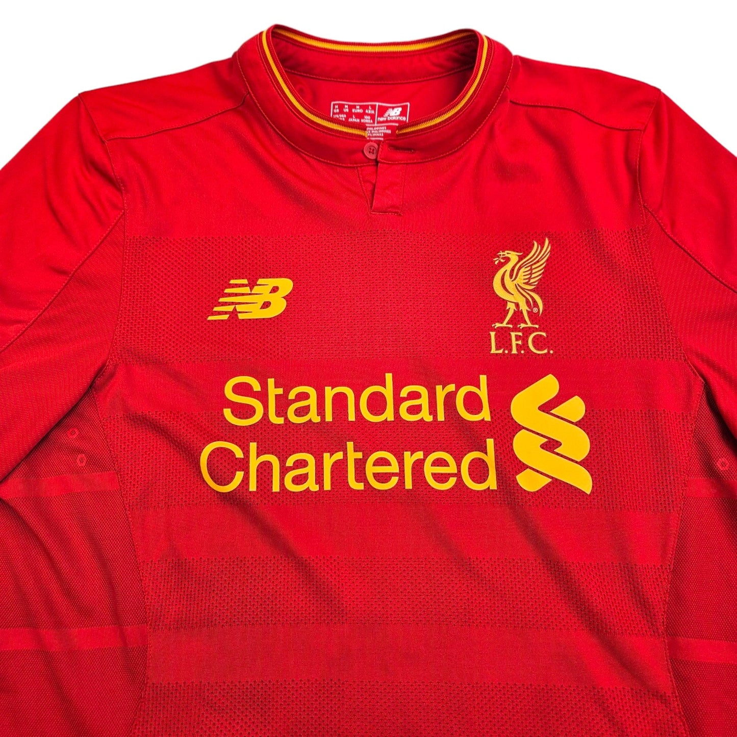 2016/17 Liverpool Home Football Shirt (M) New Balance # 11 Firmino