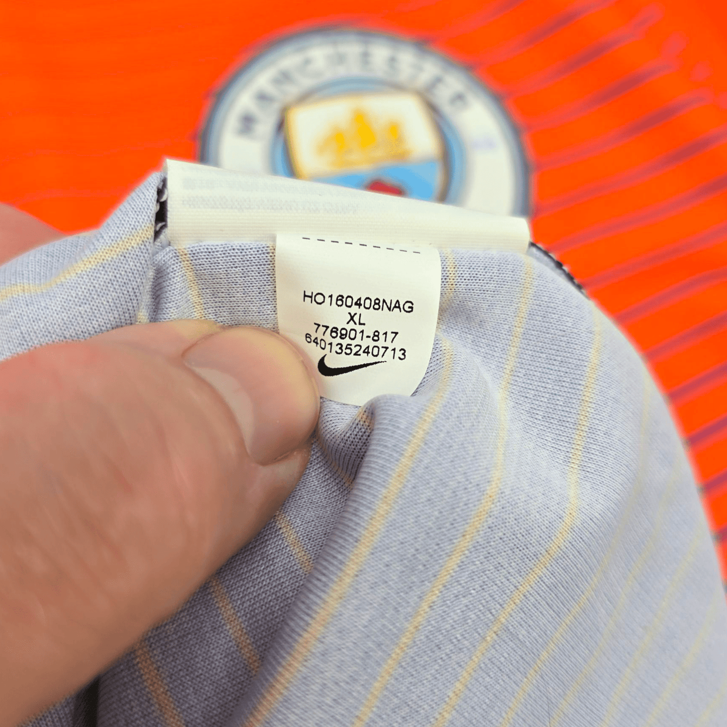 2016/17 Manchester City Third Football Shirt (XL) Nike #19 Sané