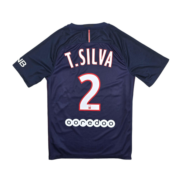 2016/17 PSG Home Football Shirt (S) Nike #2 T.Silva