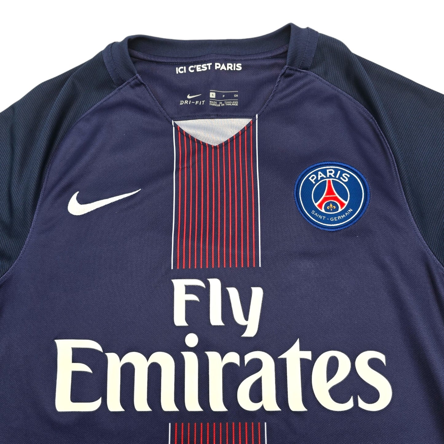 2016/17 PSG Home Football Shirt (S) Nike #2 T.Silva