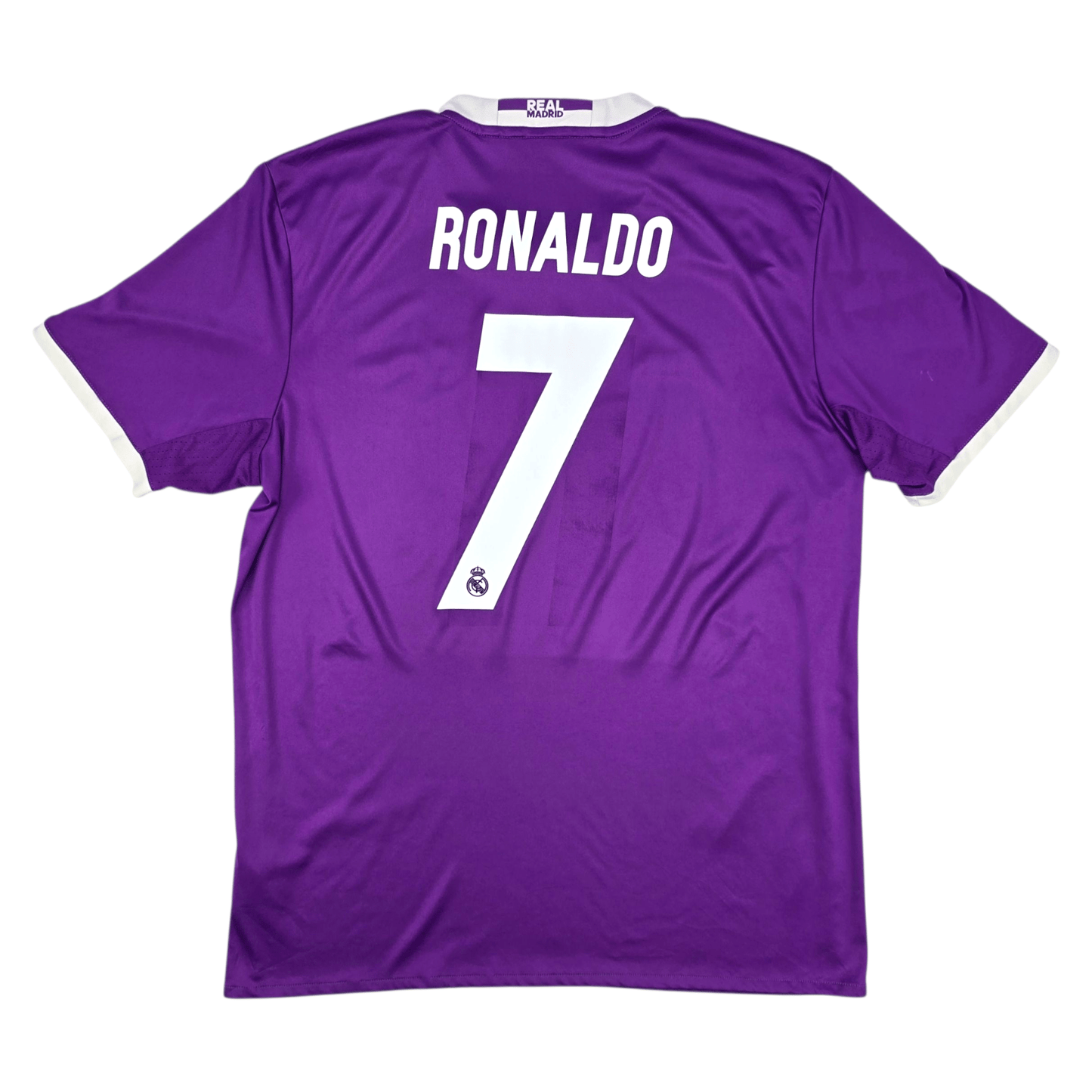 2016/17 Real Madrid Away Football Shirt (L) Adidas #7 Ronaldo