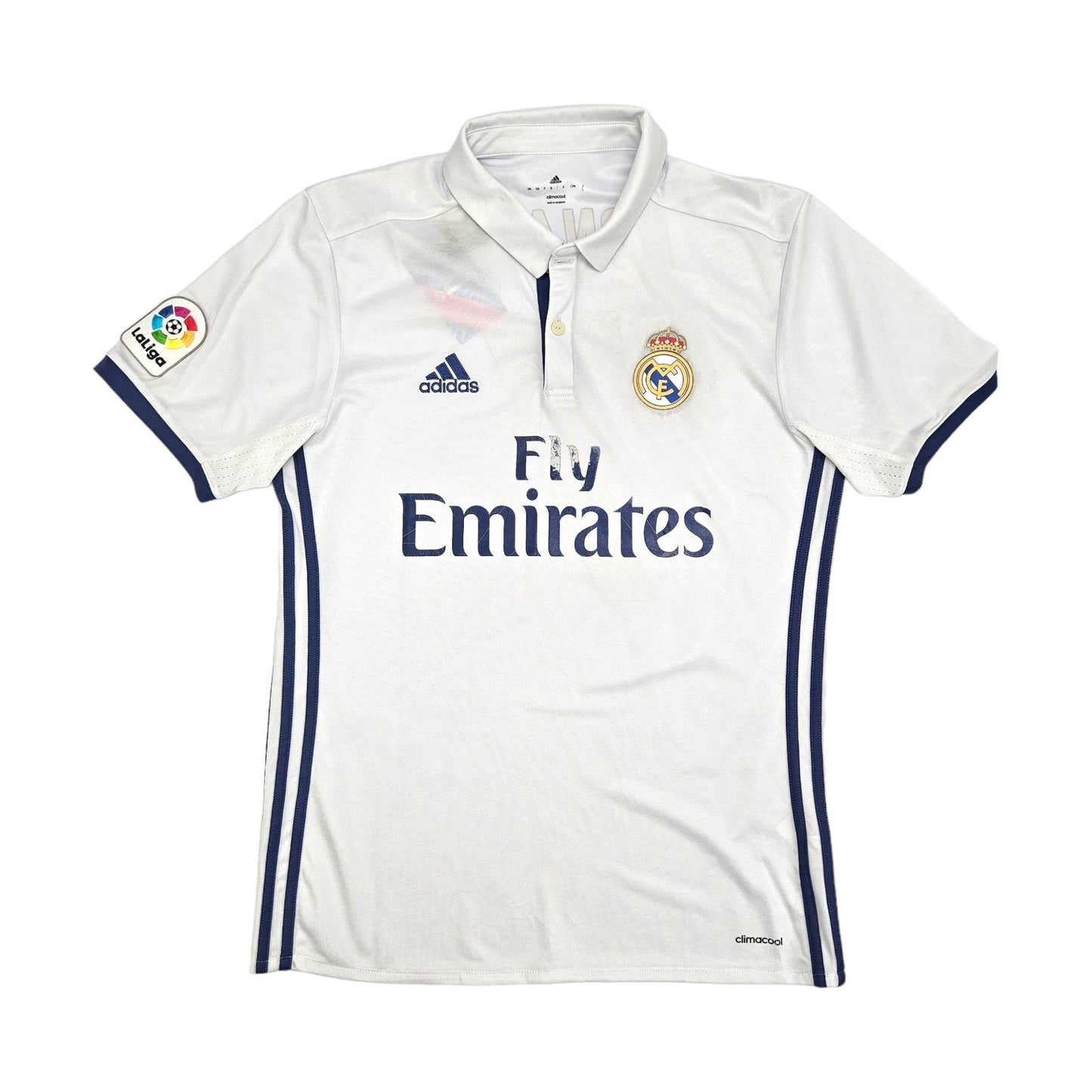2016/17 Real Madrid Home Football Shirt (L) Adidas #7 Ronaldo