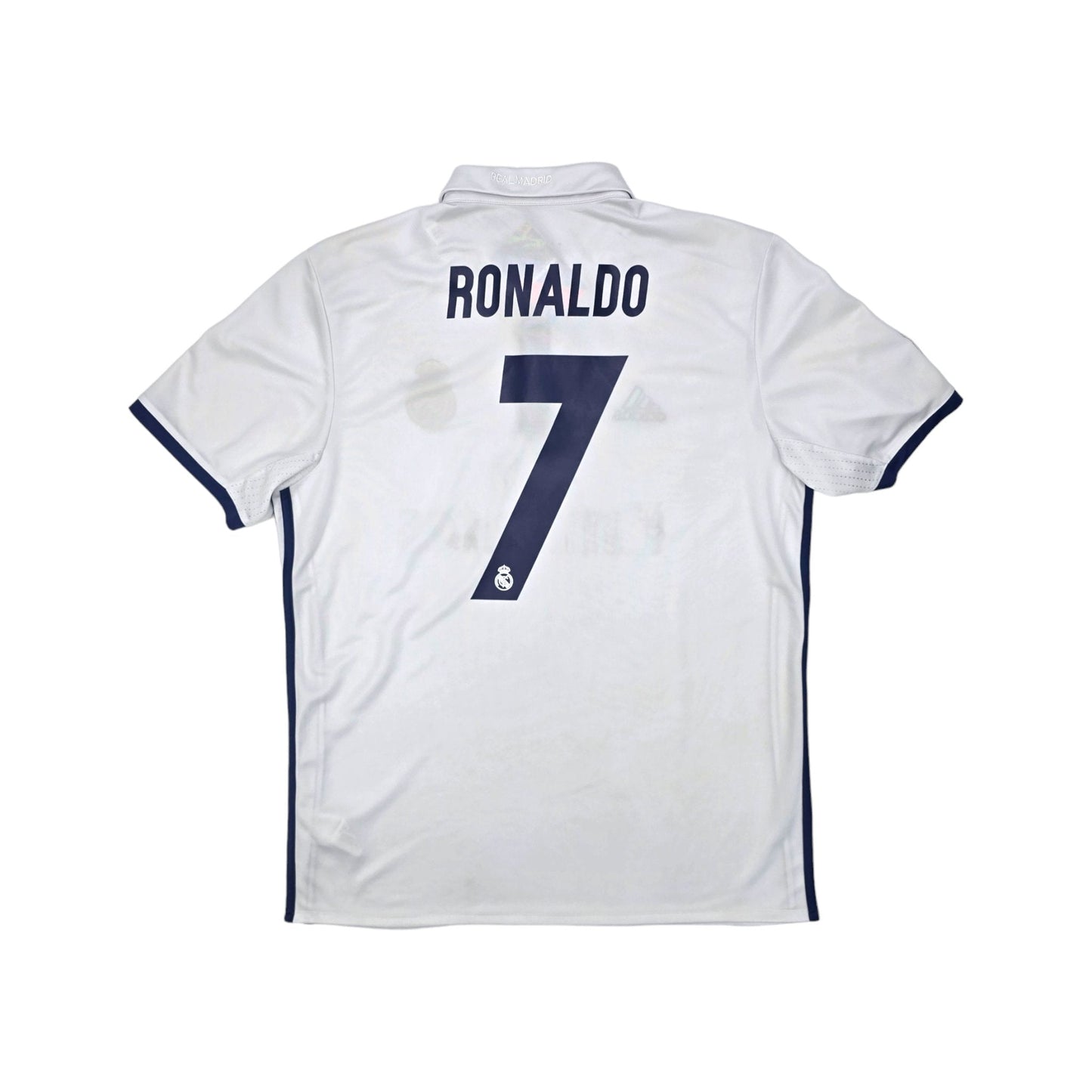 2016/17 Real Madrid Home Football Shirt (L) Adidas #7 Ronaldo