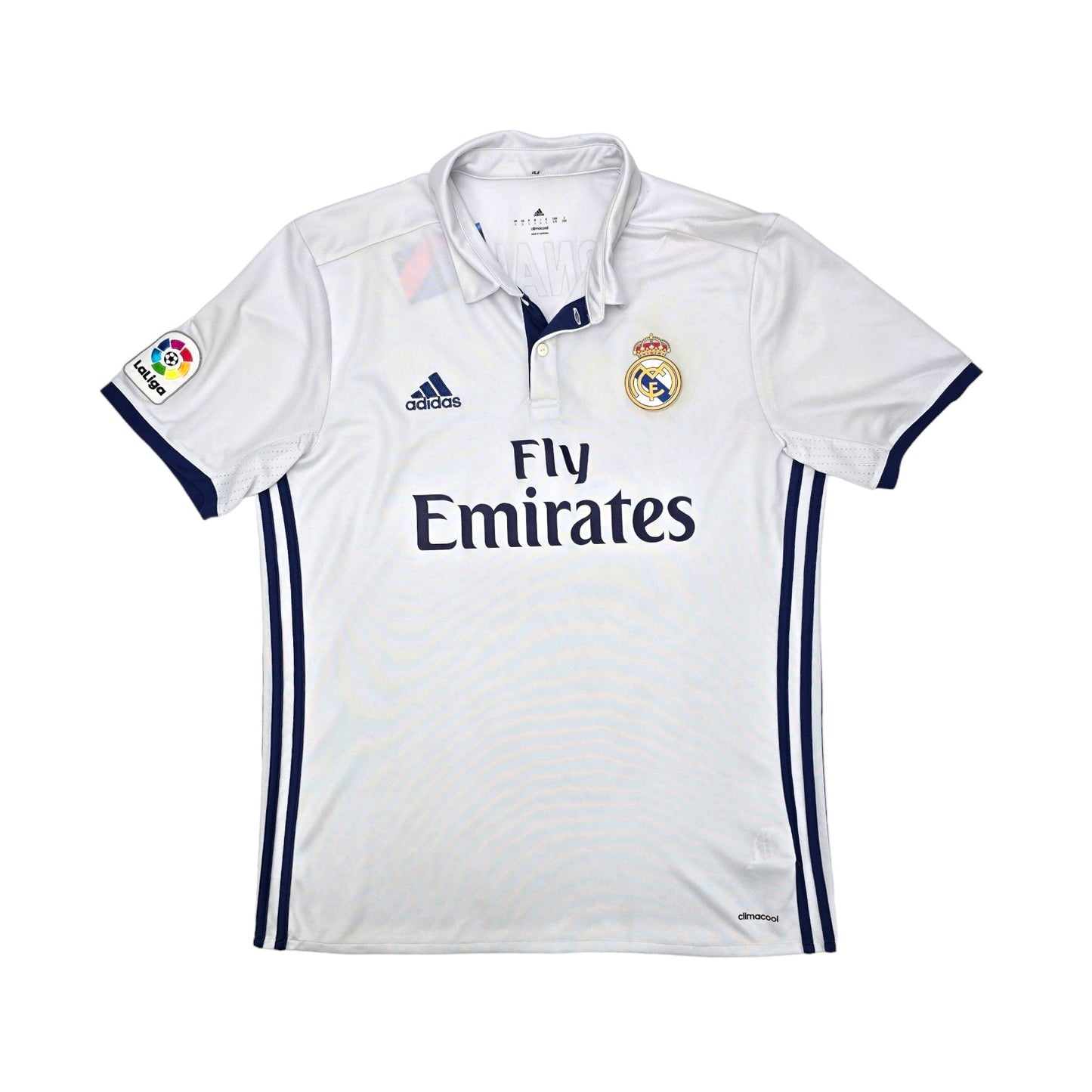2016/17 Real Madrid Home Football Shirt (L) Adidas #7 Ronaldo