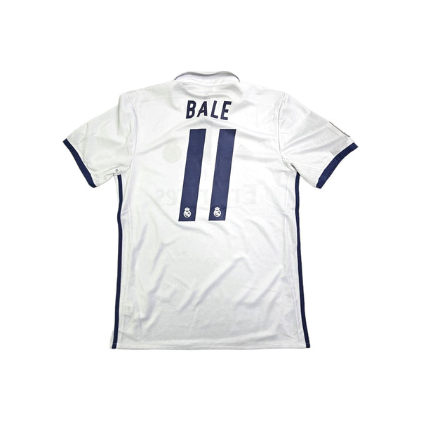 2016/17 Real Madrid Home Football Shirt (M) Adidas #11 Bale
