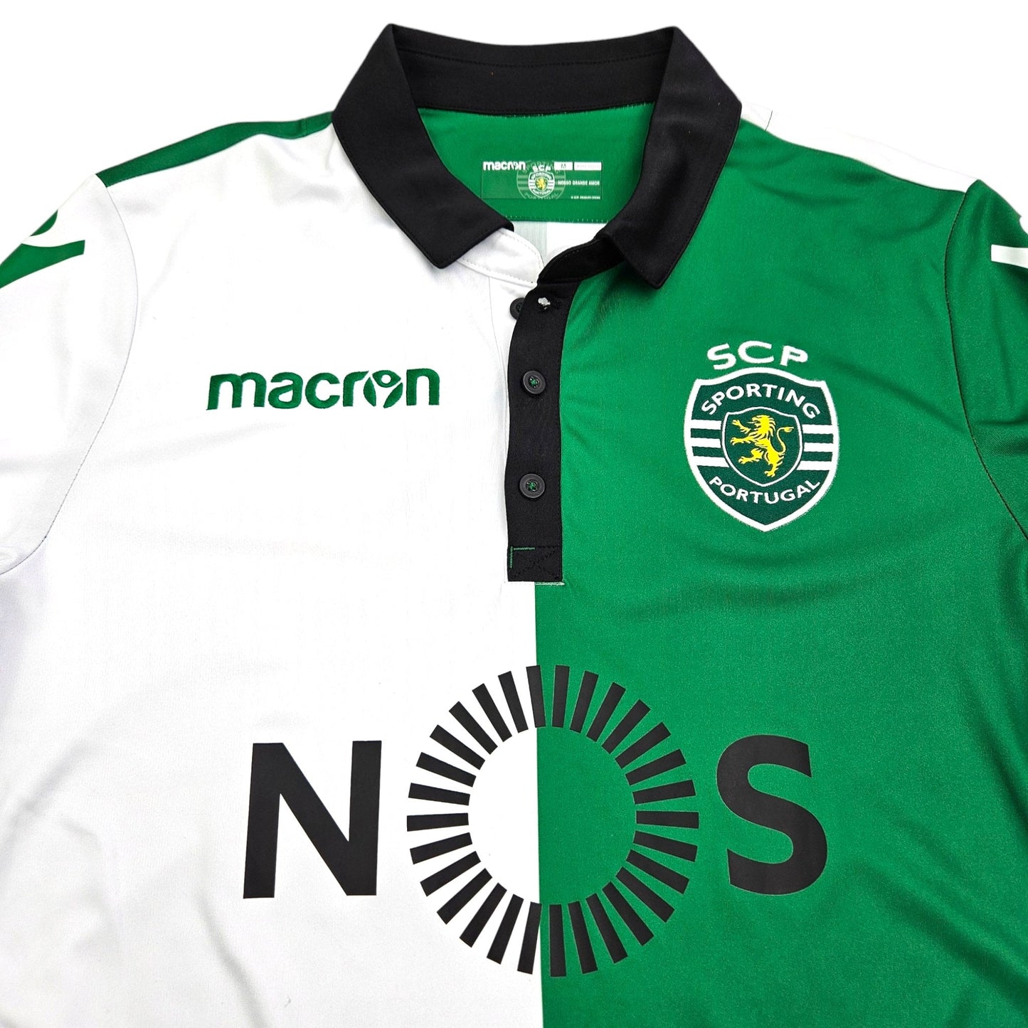 2016/17 Sporting Lisbon Home Football Shirt (M) Macron (BNWTs)