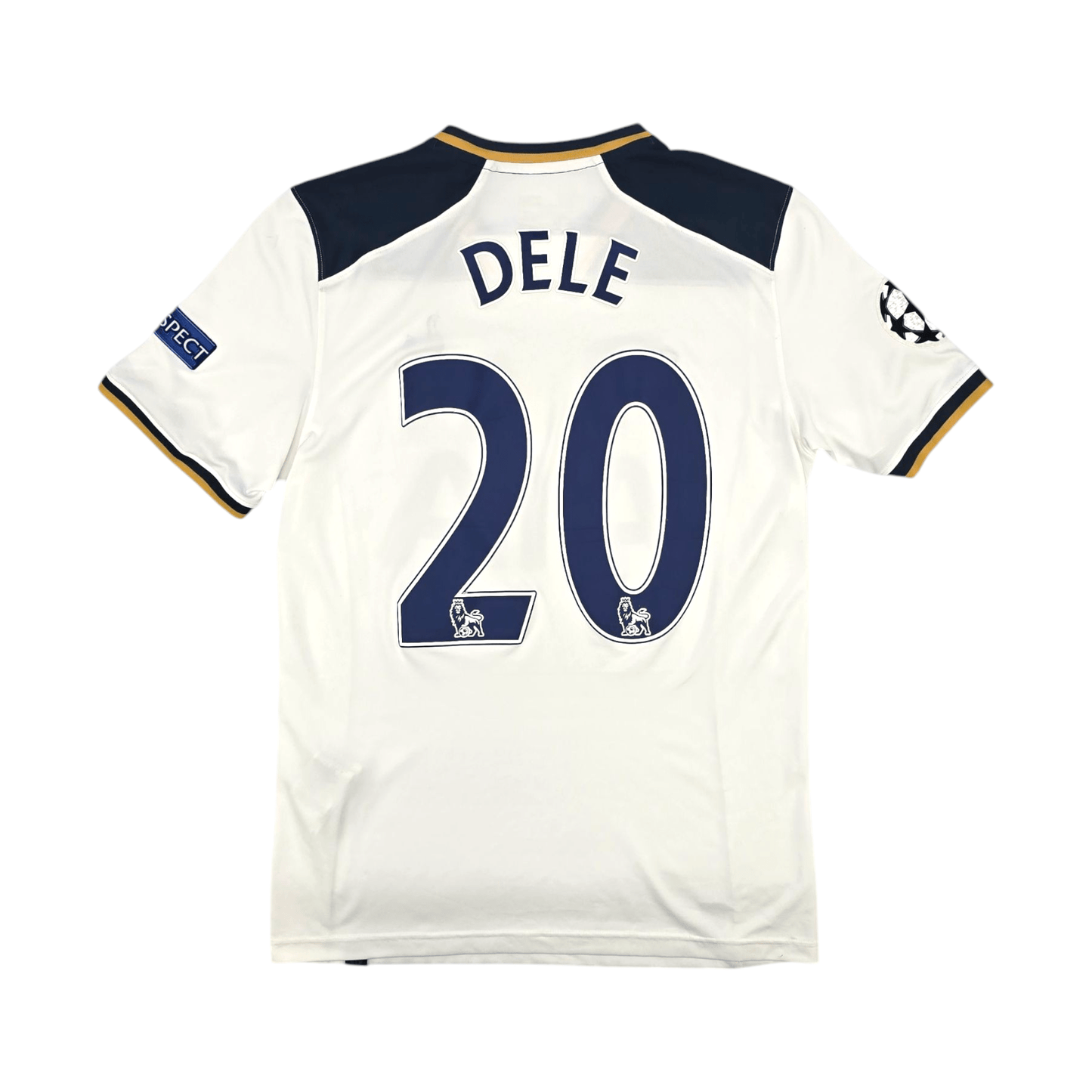 2016/17 Tottenham Hotspur Home Football Shirt (M) Under Armour #20 Dele (UCL)