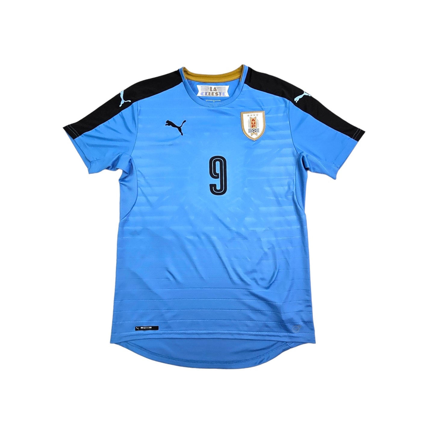 2016/17 Uruguay Home Football Shirt (M) Puma #9 Suarez