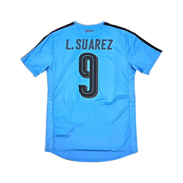 2016/17 Uruguay Home Football Shirt (M) Puma #9 Suarez