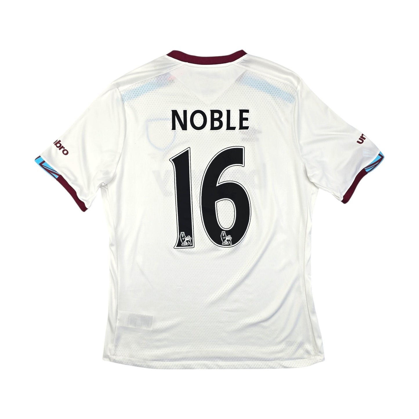 2016/17 West Ham United Away Football Shirt (XL) Umbro #16 Noble